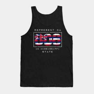 Rep Da 808 in Mississippi State by Hawaii Nei All Day Tank Top